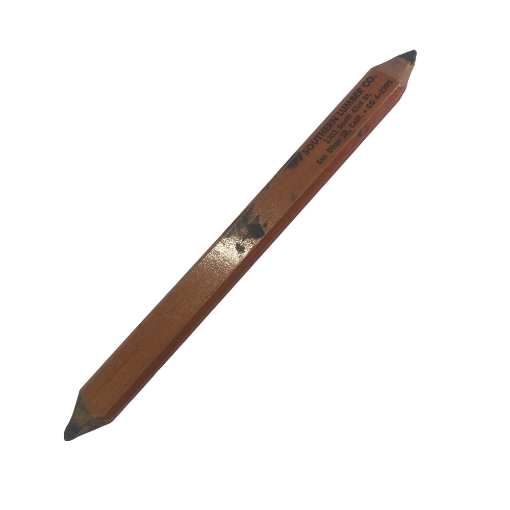 Vintage Southern Lumber Co San Diego Carpenter Pencil